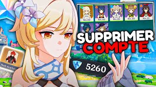 J'ai supprimer mon Compte Genshin Impact F2P et je suis dégouté !