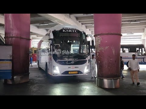 hat's off to this Driver🙌 VOLVO 9600 unbelievable driving between two Concrete beams🙄Kozhikode KSRTC