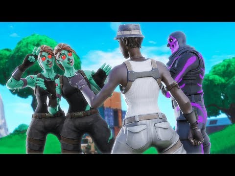 These TWO GIRLS HAD A CRUSH ON ME!😳( TURNED OUT TO BE THE GOLDIGGERS ) FORTNITE BATTLE ROYALE