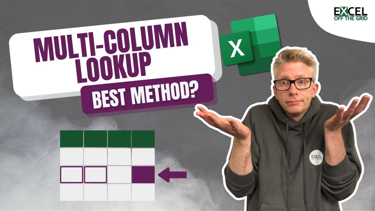 Excel Multiple Column Lookups: Which Method is Best?