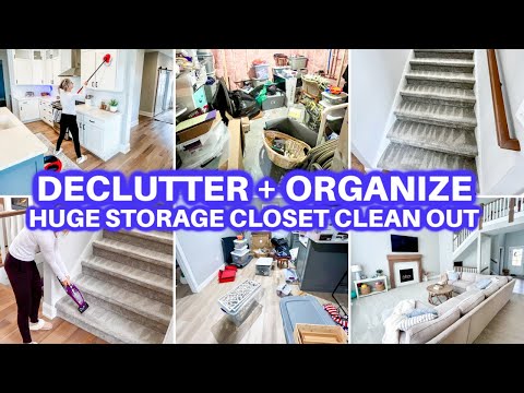 MASSIVE DECLUTTER + ORGANIZE + CLEAN WITH ME CLEANING MOTIVATION CLOSET ORGANIZATION JAMIE'S JOURNEY