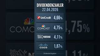Dividendenzahler 22.04.2026 #dividende #aktien #passiveseinkommen