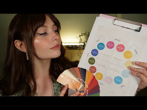 ASMR Color Analysis 🌈 Full 3 Appointments Image Consultant | Personal Attention