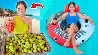 BAÑÁNDOME EN LA PISCINA Y PREPARE RICOS MAMONES 