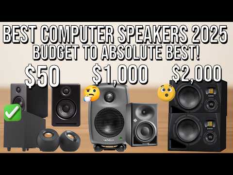 Best Computer Speakers 2025 🔊 Every Budget to Pro Studio | Ultimate PC Desk Audio in 2025 - Hi-Fi