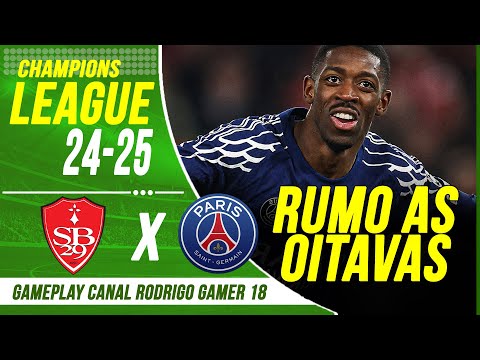 BREST X PSG AO VIVO COM IMAGEM - CHAMPIONS LEAGUE 24/25 - ASSISTA AGORA!