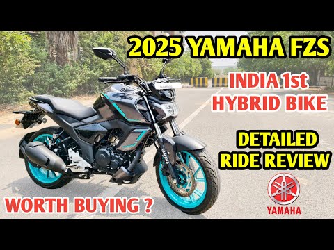 2025 YAMAHA FZS HYBRID India First Bike Detailed Ride Review | New 150cc Bike Worth Buying ?