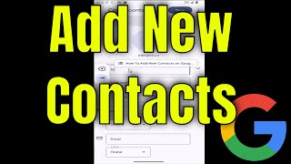 How To Add New Contacts on Google PIxel [Guide]