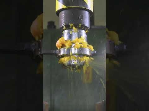 Spagettification With 150 Tons 🫡😂😵‍💫 #satisfying #hydraulicpress #asmr
