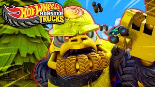 Zusammenstoß mit Crushzilla! 💥🚚 | Hot Wheels Monster Trucks