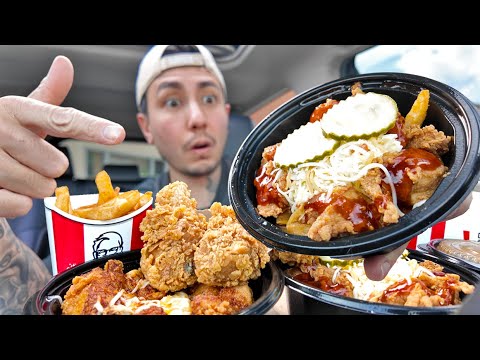 KFC New Korean BBQ loaded fries | Mukbang Monday