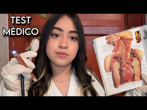 ASMR examen médico completo 🩺👩🏻‍⚕️