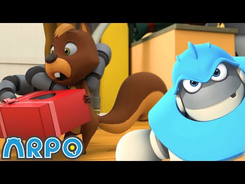 Roubo no dia dos namorados 💖  ARPO o Robô em Português | Desenho Animados para Bebês