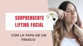 LIFTING FACIAL - MASAJE PROFUNDO CON TAPA DE FRASCO