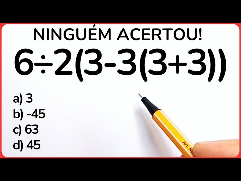 🔥3 QUESTÕES DE MATEMÁTICA BÁSICA PARA DESTRAVAR SEU CÉREBRO