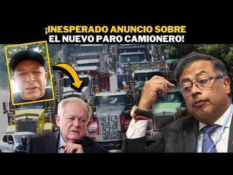 ¡Inesperado Anuncio sobre el nuevo PARO camionero!