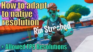 How To Get Stretched Res In Fortnite Videos Infinitube - stretched resolution banned how to adapt allowed fps increasing resolutions fortnite