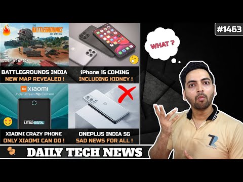 (ENGLISH) Battlegrounds Mobile India New Map,Sad News In May India,iPhone 15 Kidney,Xiaomi Crazy Smartphone