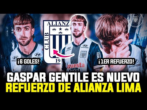 ¡OFICIAL! GASPAR GENTILE es NUEVO REFUERZO de ALIANZA LIMA | FICHAJES 2025