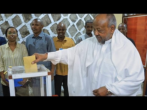 YouTube video thumbnail: Djibouti's Guelleh Reelected for Sixth Presidential Term: Official Results