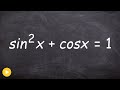 Trigonometric Identities and Equations