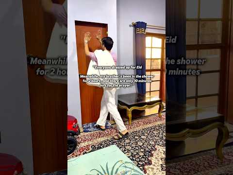Eid morning: The struggle is real! ๐โโ๏ธ๐#LolLuqman #islamicvideo #eid #eidi #islam #relatable