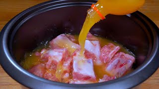 万万没想到，把橙汁倒进电饭锅里面，出锅就是孩子爱吃的美食，香味浓郁，十足的懒人做法，上桌孩子抢着吃#like #delicious #recipe