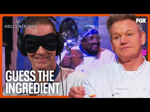 Gordon Challenges the Chefs to a Blindfolded Taste Test | Hell’s Kitchen