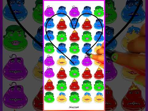 E e ei inside out 2 line connect puzzle game #viral #art #redlarva #eeei #insideout2 #oioioi #roblox