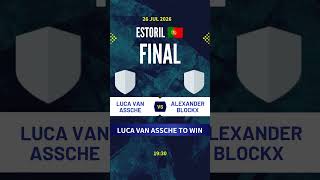 Luca Van Assche vs Alexander Blockx | ATP Estoril Final Prediction