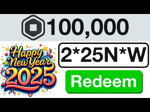 *SECRET* NEW YEARS ROBLOX PROMO CODE GIVES FREE ROBUX (Roblox January 2025)