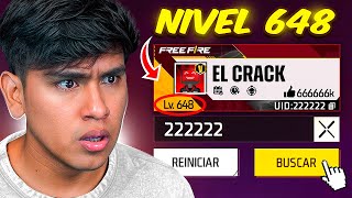 ES REAL??😱ENCONTRÉ LAS CUENTAS con NIVEL MÁS ALTO!! Free Fire