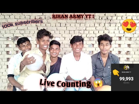 100k Subscribers 😍Live Counting 🤪 ||￼￼ Funny 🤣 Celebration video 👍 || #shots #funny #funnyvideo