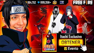 CONSEGUI a ITACHI en FREE FIRE😱ME COSTO 5,000 DIAMANTES!