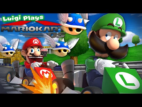 Luigi Plays: MARIO KART DS Ft. MARIO, BOB & TOAD