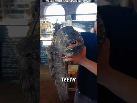This Fish Can Tear A Coke Can With Its Teeth | #shorts