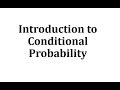Understanding Conditional Probability Concepts