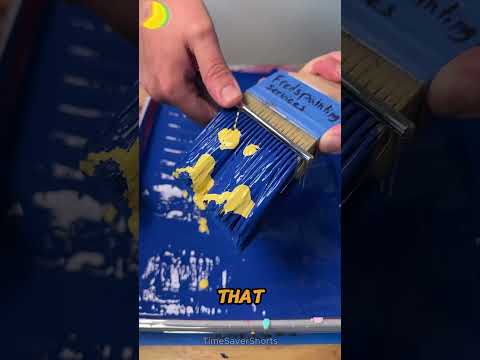 How to Restore a Dried Paintbrush in Minutes!🖌️💡