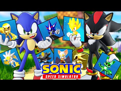 Sonic and Shadow Unlock EVERY SKIN in Sonic Speed Simulator!