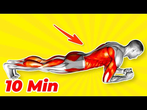 ➜ 10-Min Plank Burn ➜ Make Your Belly Work!