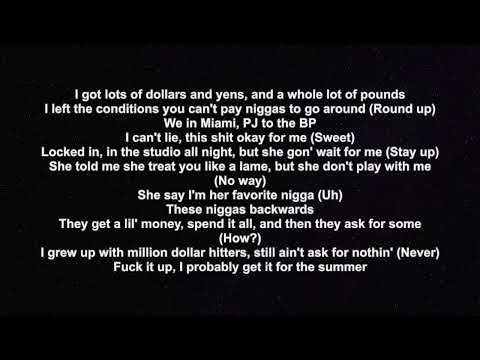 Lil Baby - Listen Up (Lyrics Video)
