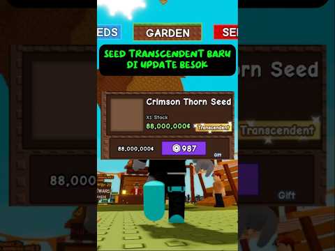 Ada seed transcendent baru di update besok #shorts #roblox #growagarden #feros