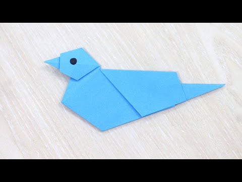 Origami Wild Duck - Paper Wild Duck Folding - Origami Easy Duck Tutorial