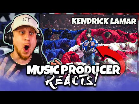 MUSIC PRODUCER REACTS to Kendrick Lamar 🤯Super Bowl Halftime Show