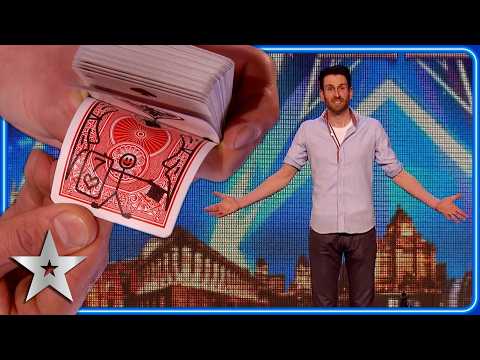 Magician JAMIE RAVEN visits BANK of BGT | Unforgettable Audition | Britain's Got Talent