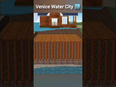 🤫 Construction of  venice water city architecture! #facts