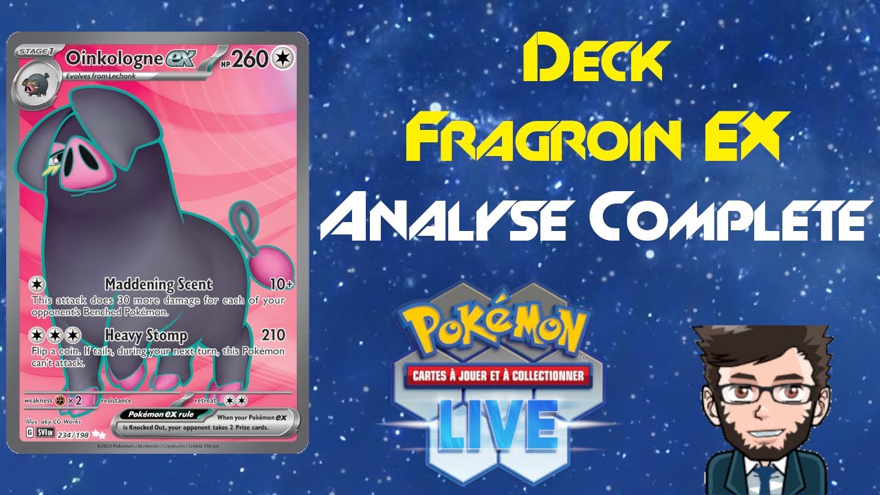 Analyse complète #130 du deck Fragroin EX sur Pokémon TCG Live