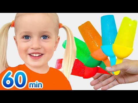 Fruit Ice Cream Song + more Children's Songs by Katya and Dima