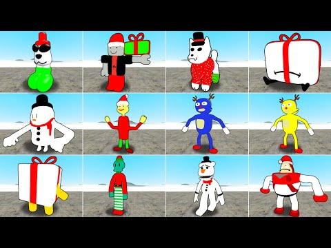 SANICS NEXTBOTS ALL CHARACTERS In Garry's Mod!