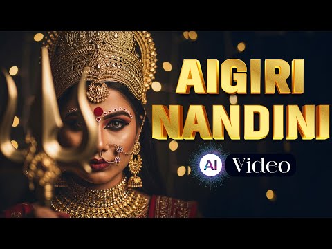 Aigiri Nandhini | Mahishasura Mardini | Trending AI-Generated Stotram | Rajeshwari | Bakthi Special